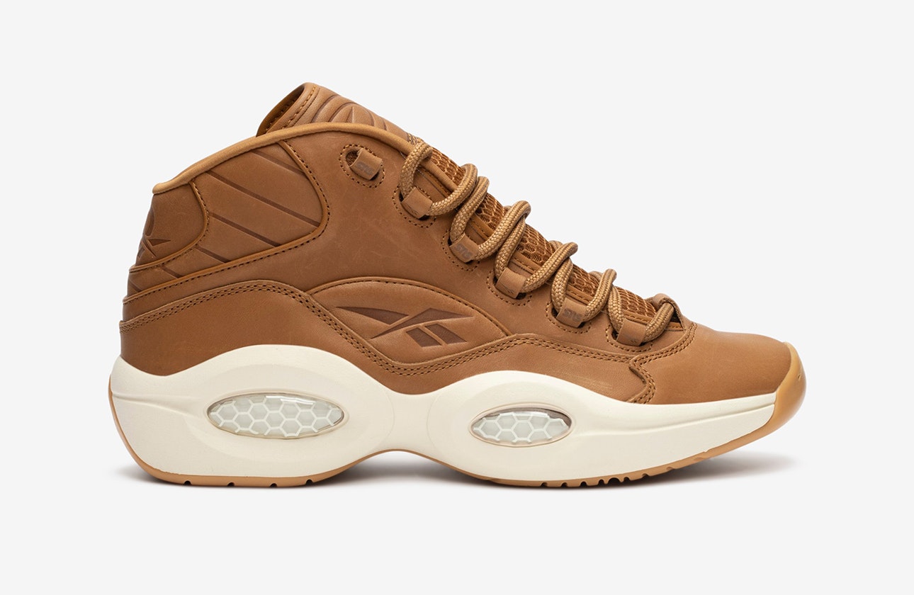 SNS x Reebok Question Mid "Leather Brown"