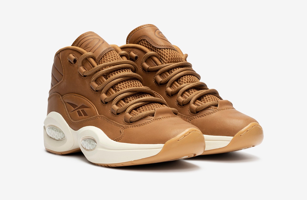 SNS x Reebok Question Mid "Leather Brown"