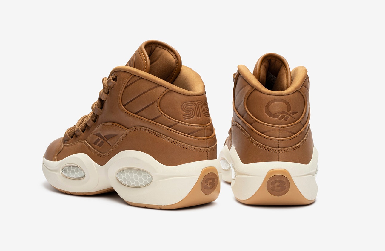 SNS x Reebok Question Mid "Leather Brown"