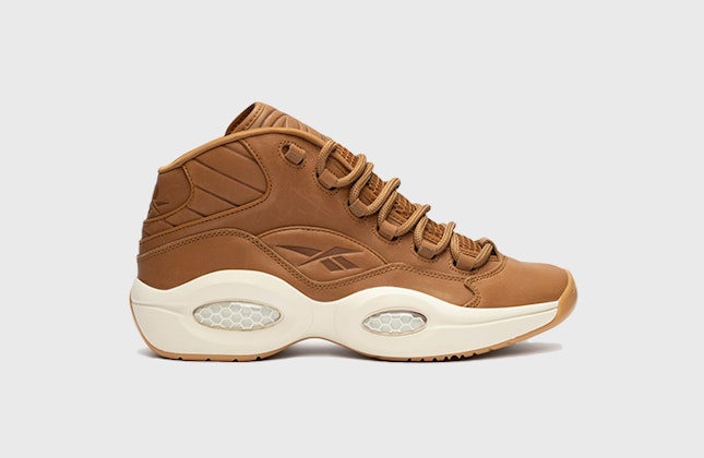 SNS x Reebok Question Mid "Leather Brown" SNS x Reebok Question Mid "Leather Brown"