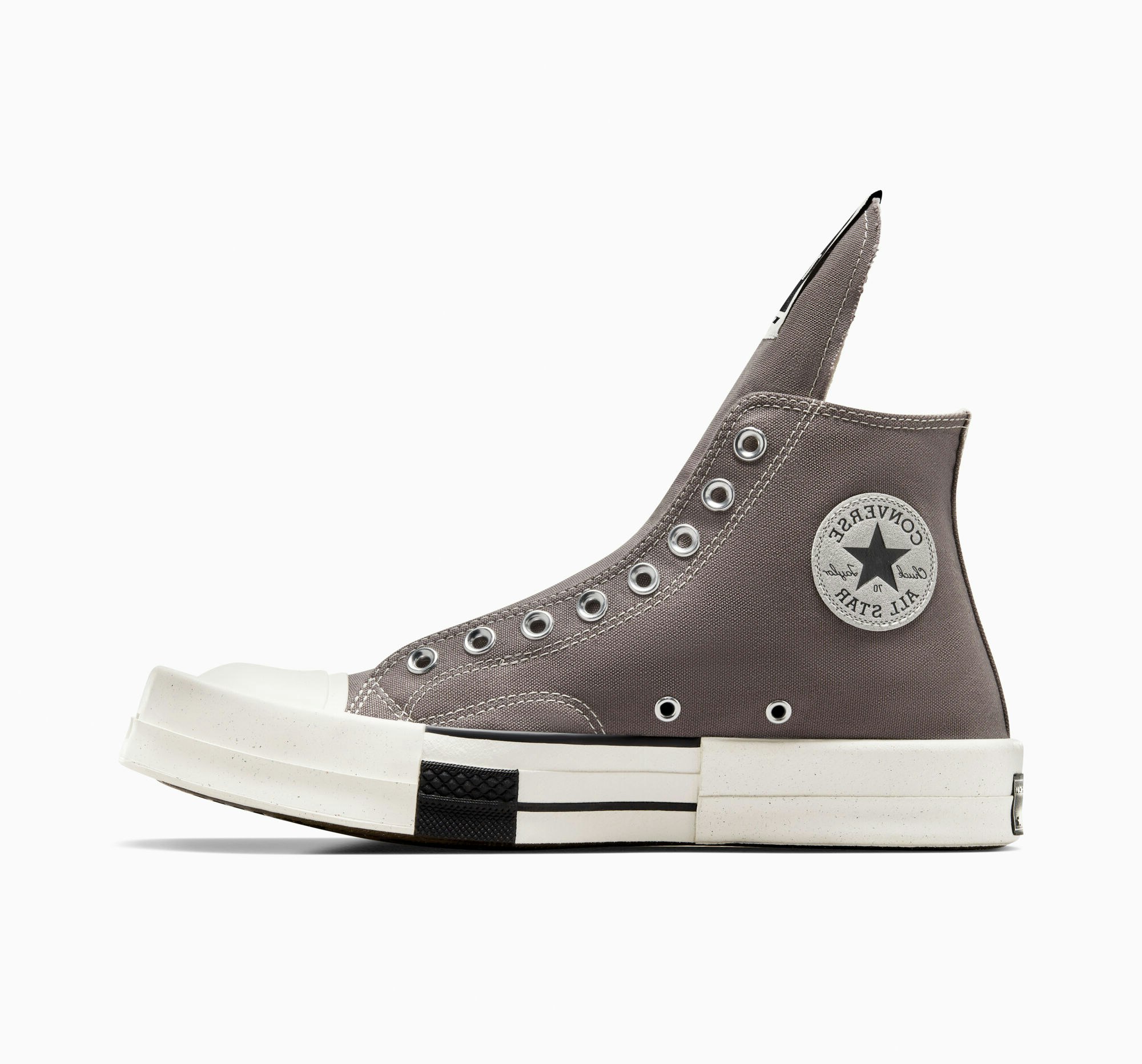 Rick Owens x Converse Chuck 70 Laceless "Drkshdw Turbodrk" (Iron)