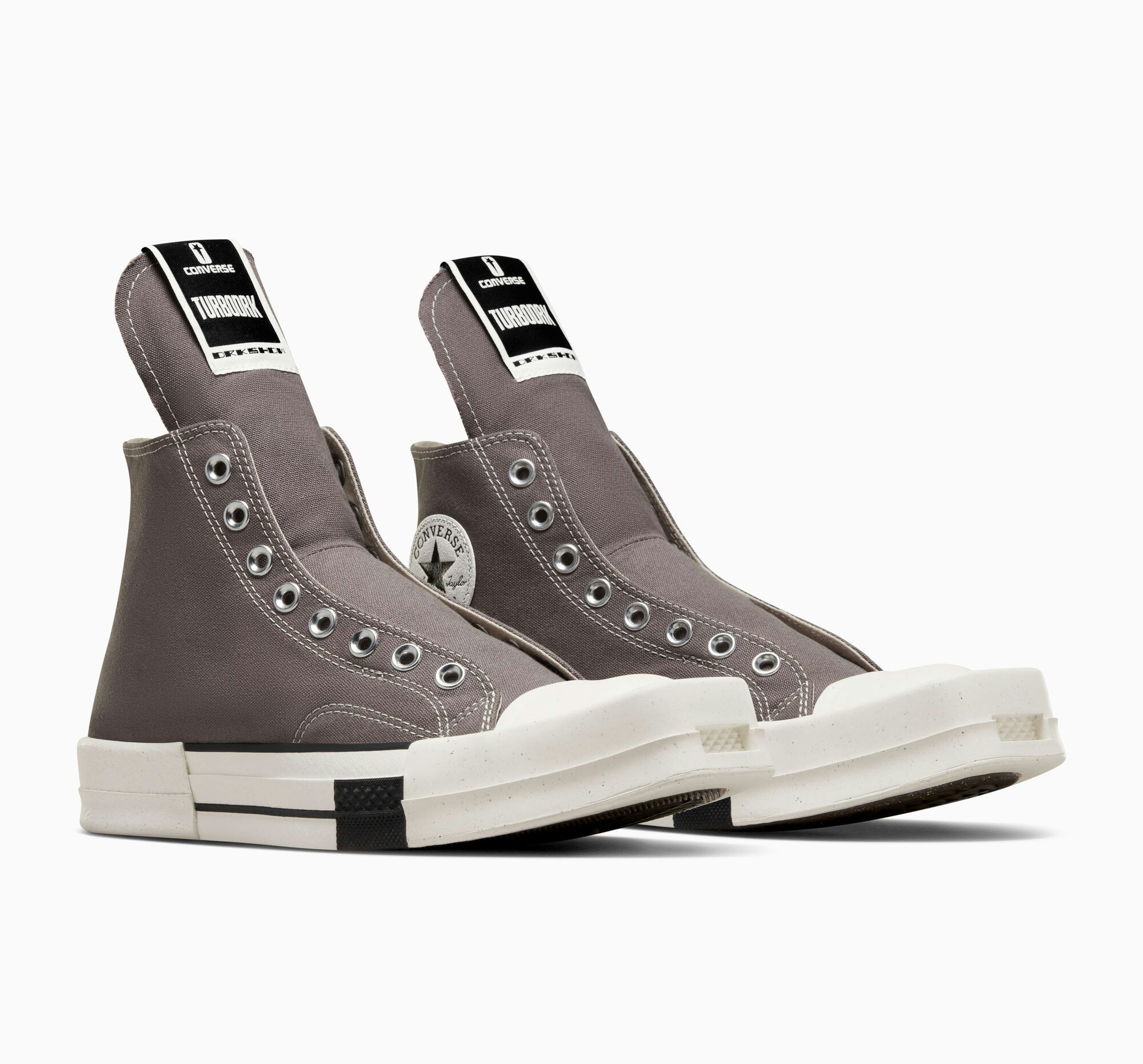 Rick Owens x Converse Chuck 70 Laceless "Drkshdw Turbodrk" (Iron)