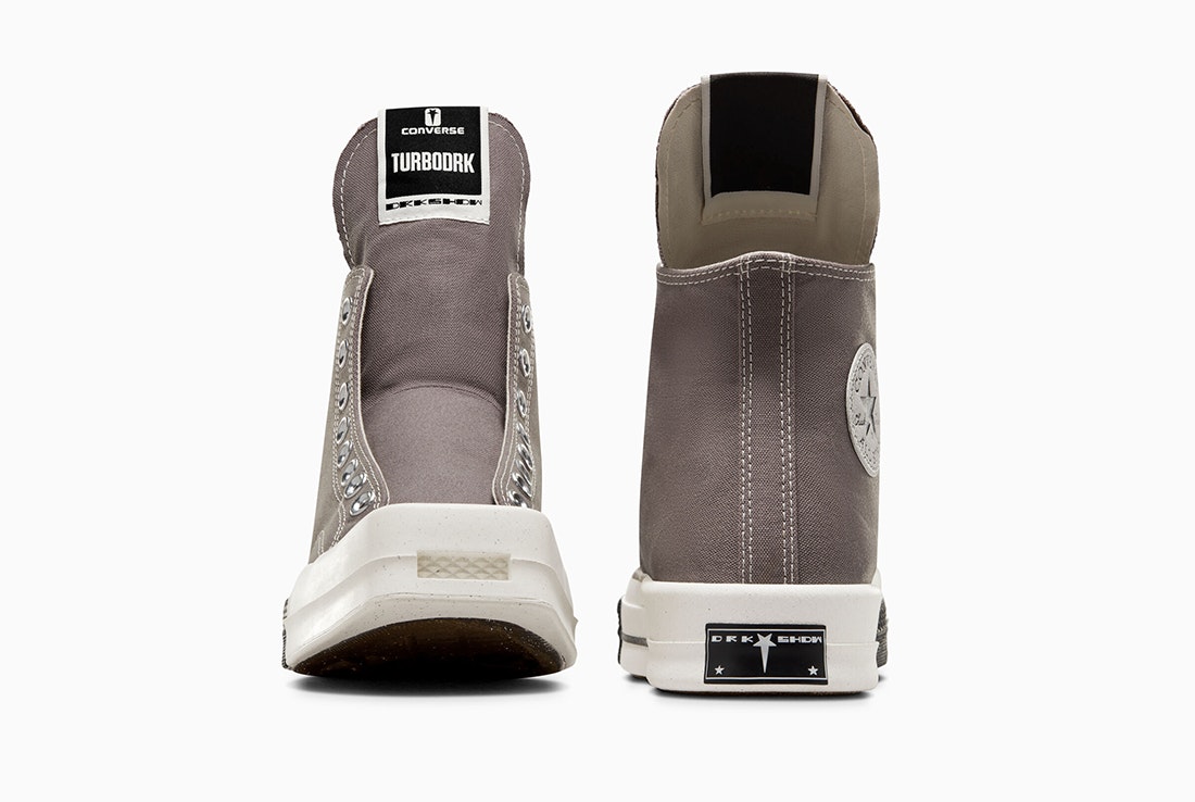 Rick Owens x Converse Chuck 70 Laceless "Drkshdw Turbodrk" (Iron)