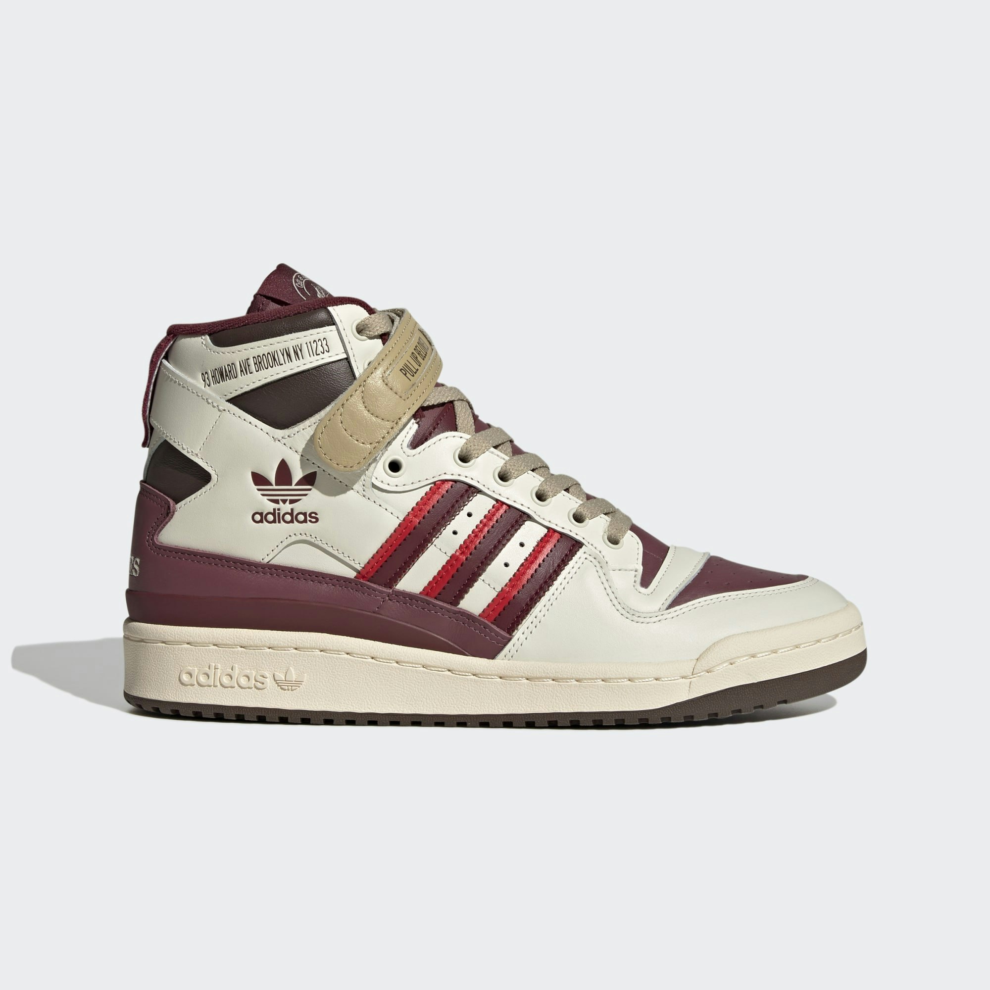 Cuts & Slices x adidas Forum High "Shadow Red"