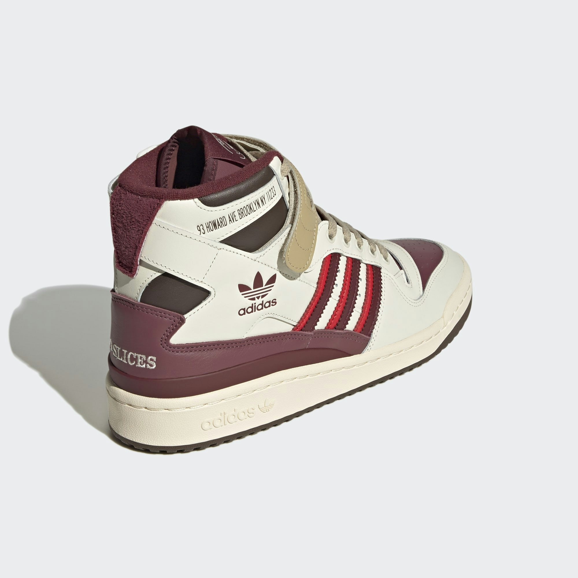 Cuts & Slices x adidas Forum High "Shadow Red"