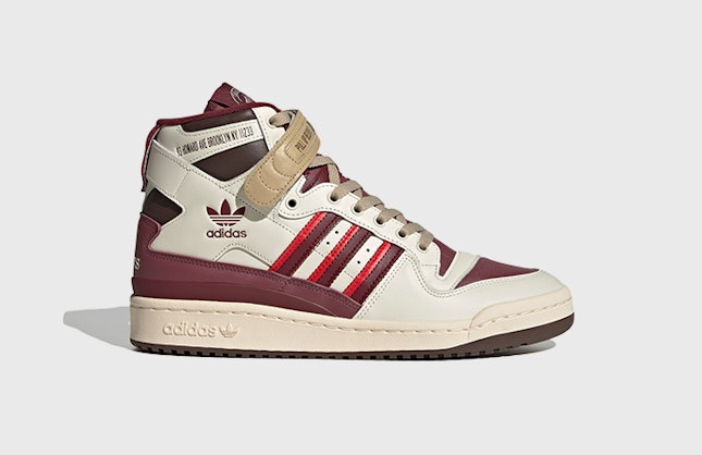 Cuts & Slices x adidas Forum High "Shadow Red"