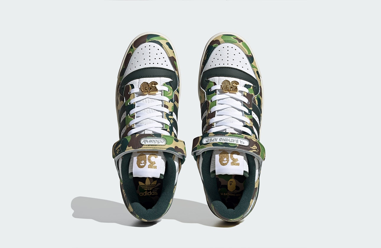 BAPE x adidas Forum Low "30th Anniversary" (Green Camo)