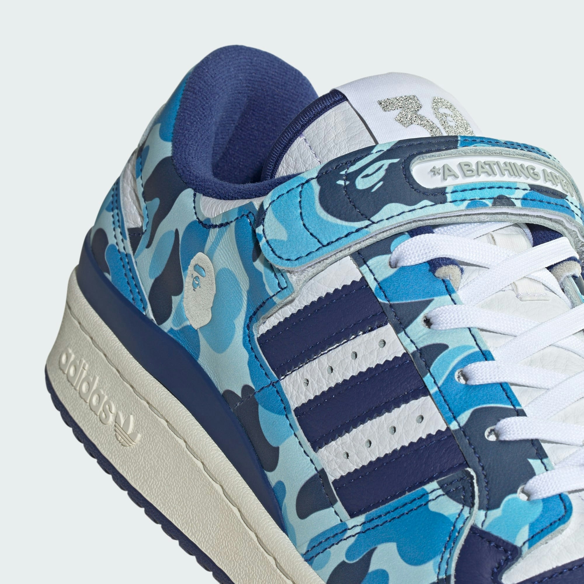 BAPE x adidas Forum Low "30th Anniversary" (Blue Camo)