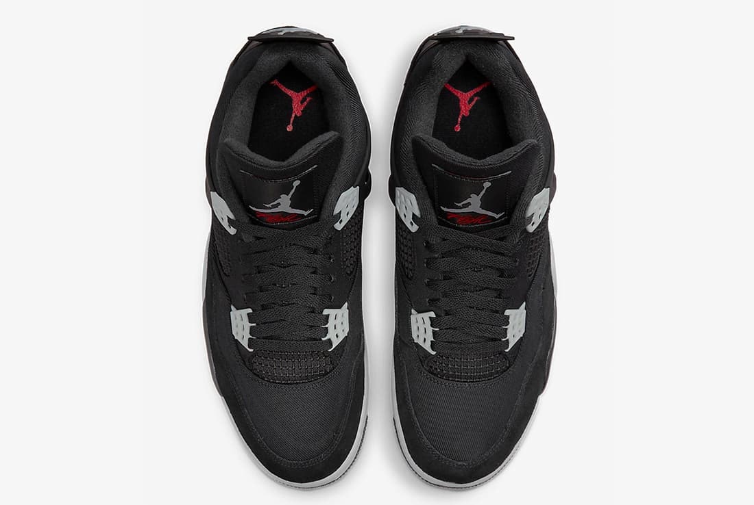 Air Jordan 4 "Black Canvas"