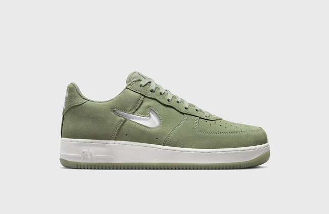 Nike Air Force 1 Low Satin White/Green DX6541-101 Release