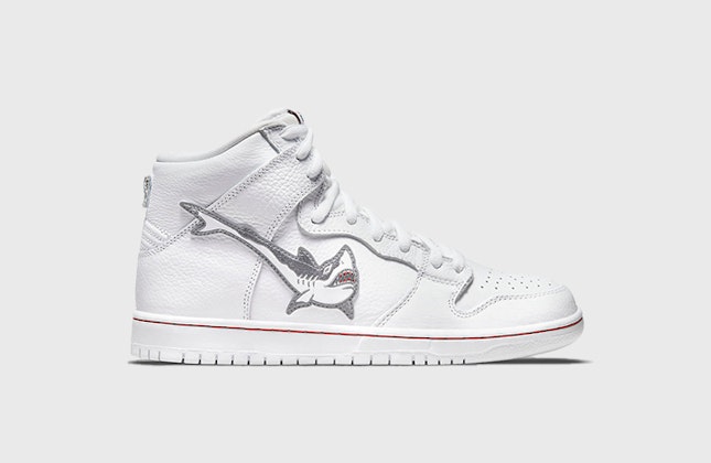Oski x Nike SB Dunk High "Great White Shark" Oski x Nike SB Dunk High "Great White Shark"