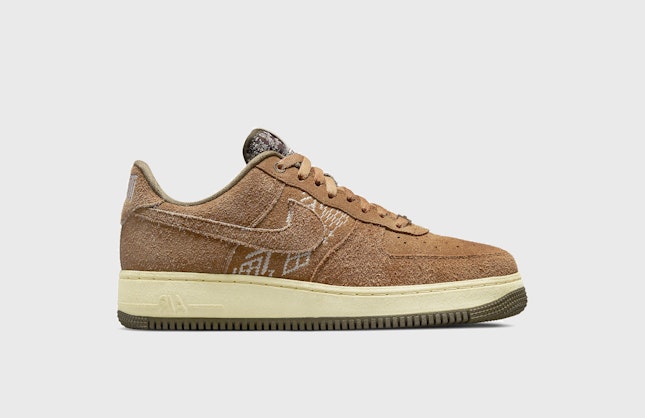 Nike Air Force 1 Low "NAI-KE" (Brown Shaggy)