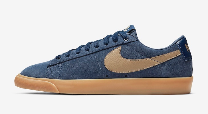 Nike SB Blazer Low GT (Blue/Beige)