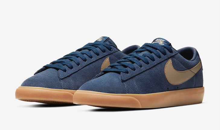 Nike SB Blazer Low GT (Blue/Beige)