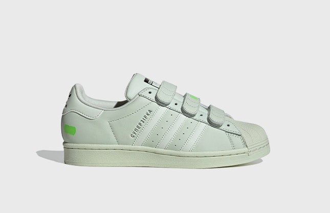 KSENIASCHNAIDER x adidas Superstar "Linen Green"