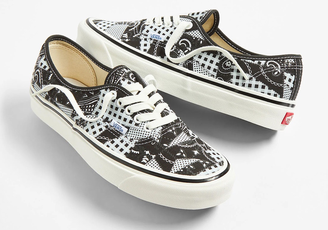 WP x Vans Vault Authentic 44 DX "Black Paisley"