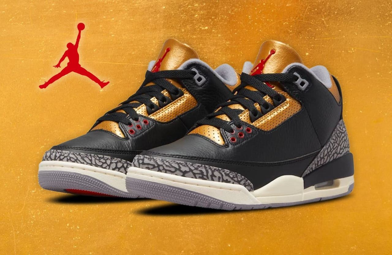 Air Jordan 3 "Black Gold"