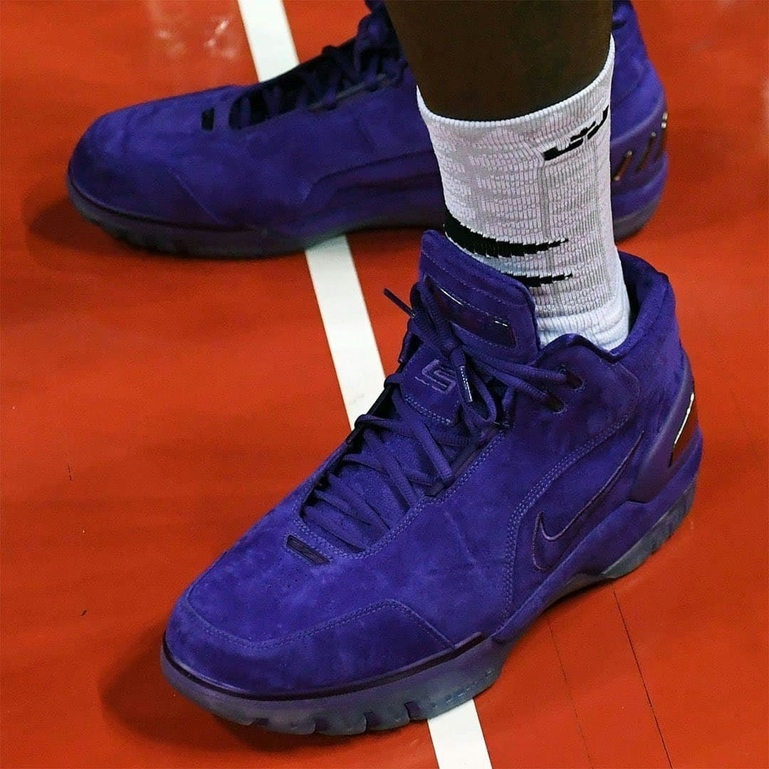 LeBron James x Nike Air Zoom Generation "Purple Suede"