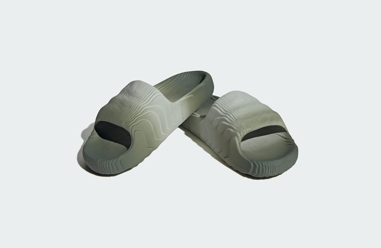 adidas Adilette 22 "Silver Green"