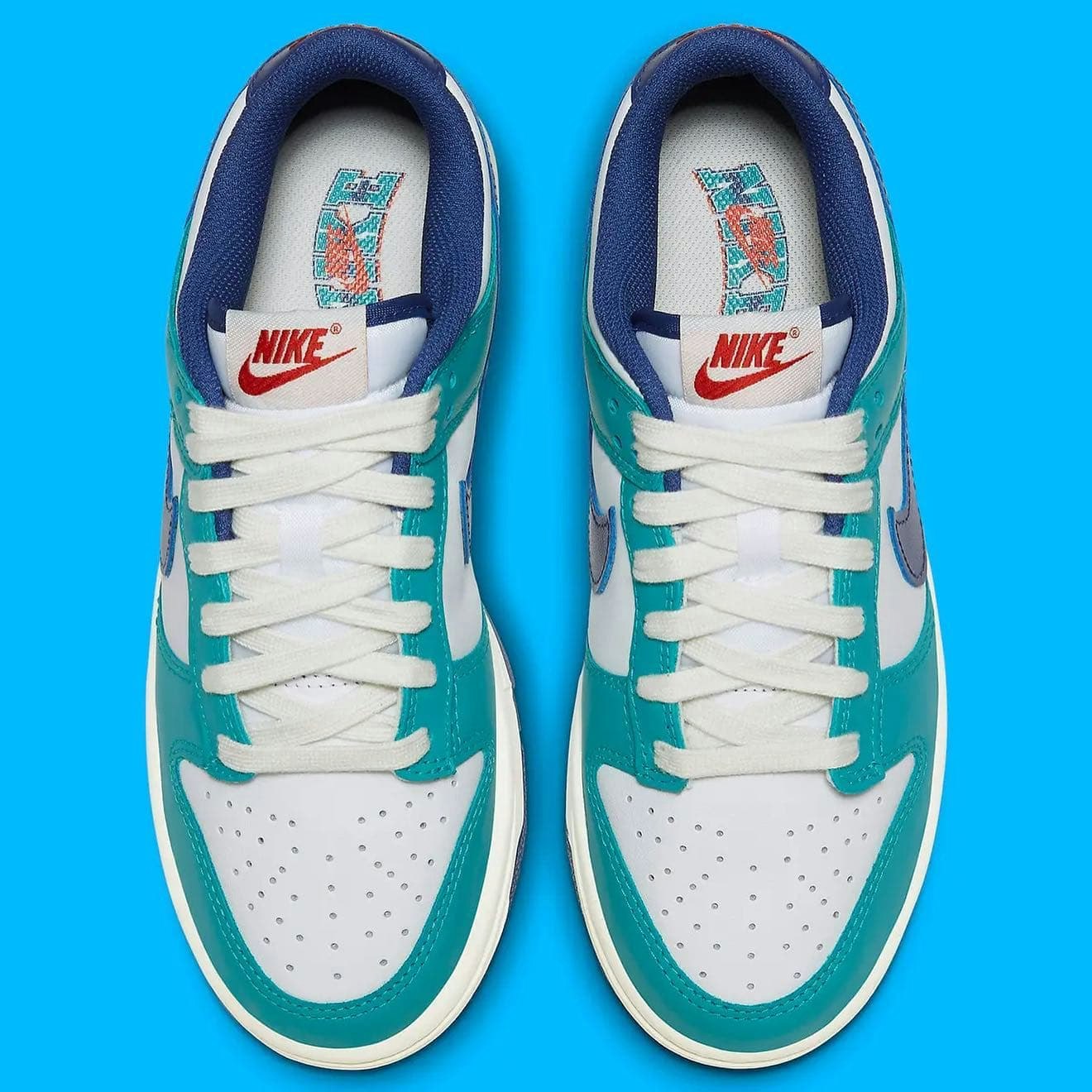 Nike Dunk Low "Teal and Navy"