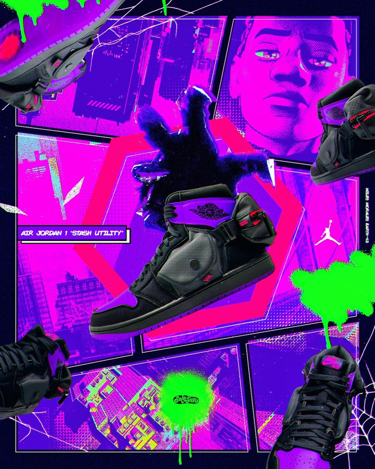 Air Jordan 1 Utility “Spider-Verse”
