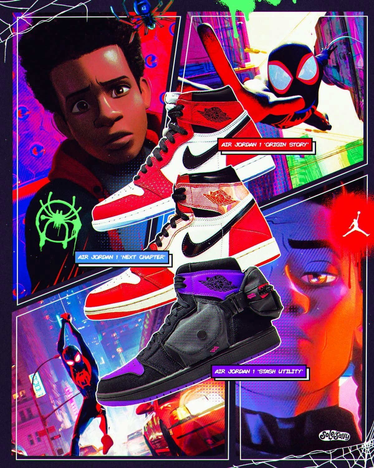 Air Jordan 1 Utility “Spider-Verse”