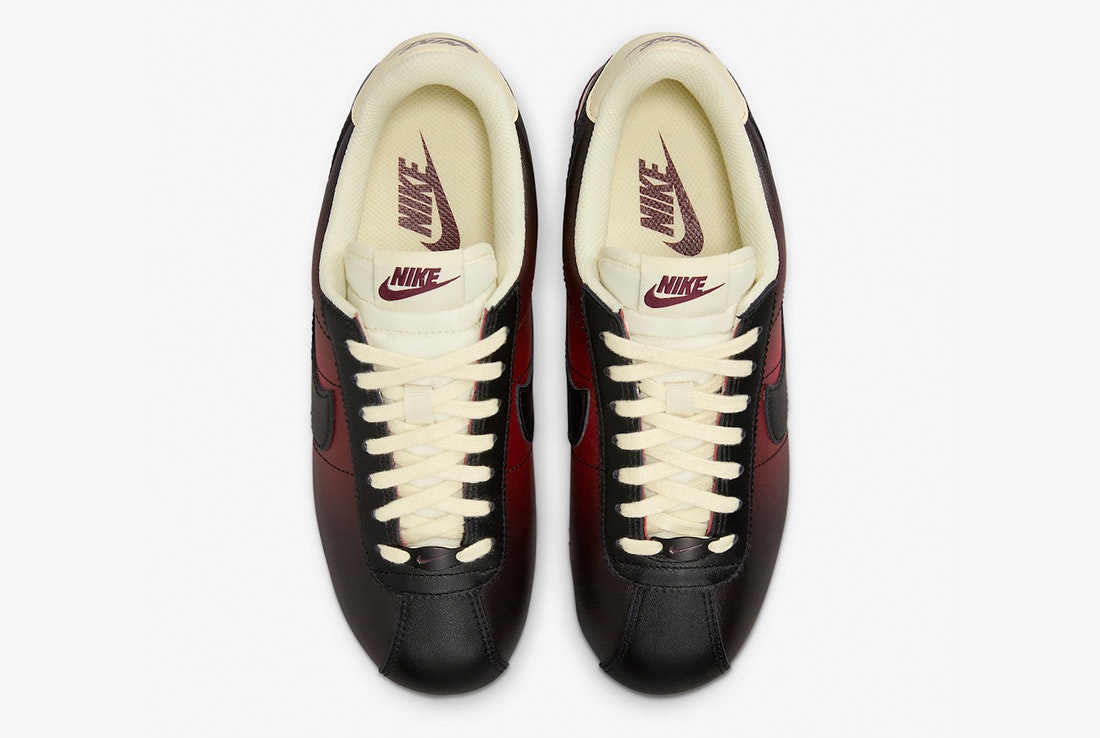 Black and red nike cortez hot sale