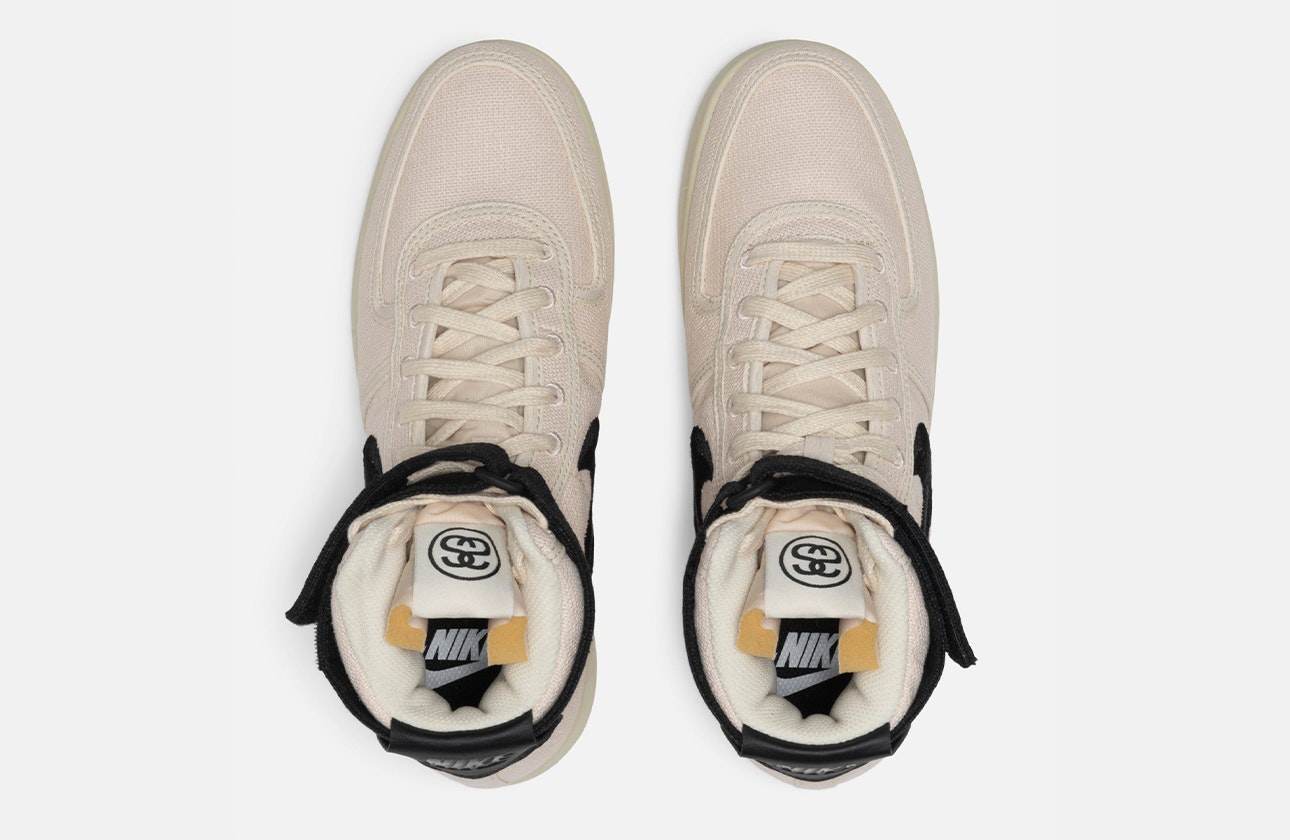 Stüssy x Nike Vandal High "Fossil Stone"