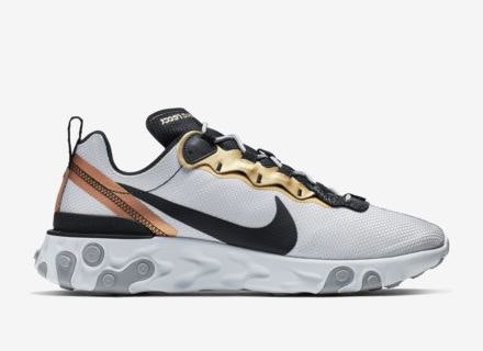 Nike React Element 55 "Pure Platinum"