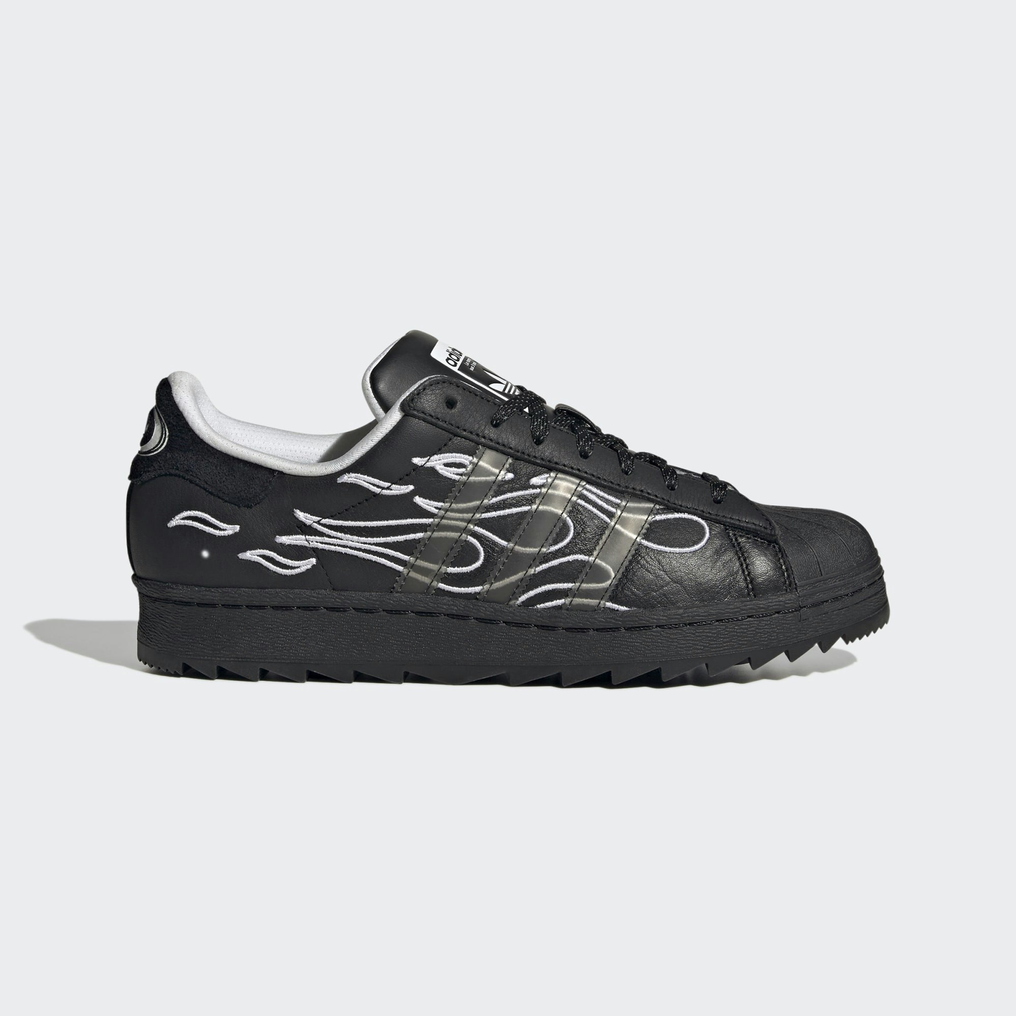No Sleep Rave Club x adidas Superstar Ripple "Core Black"