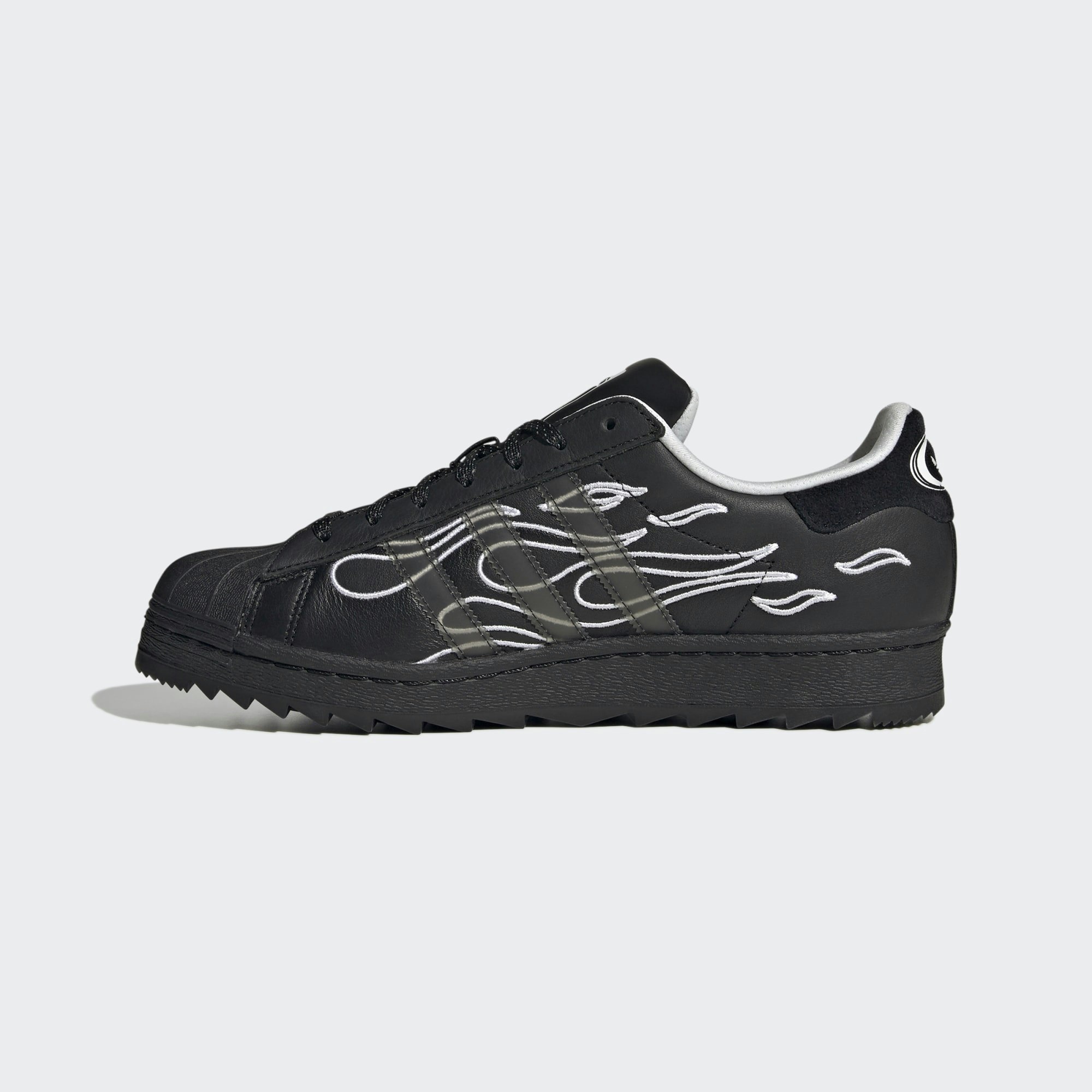 No Sleep Rave Club x adidas Superstar Ripple "Core Black"
