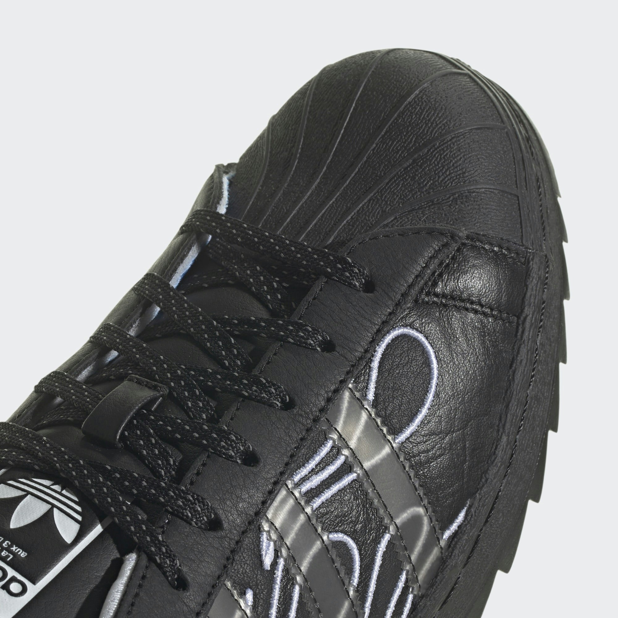 No Sleep Rave Club x adidas Superstar Ripple "Core Black"