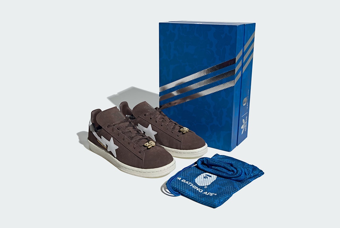 BAPE x adidas Campus 80s "Brown"