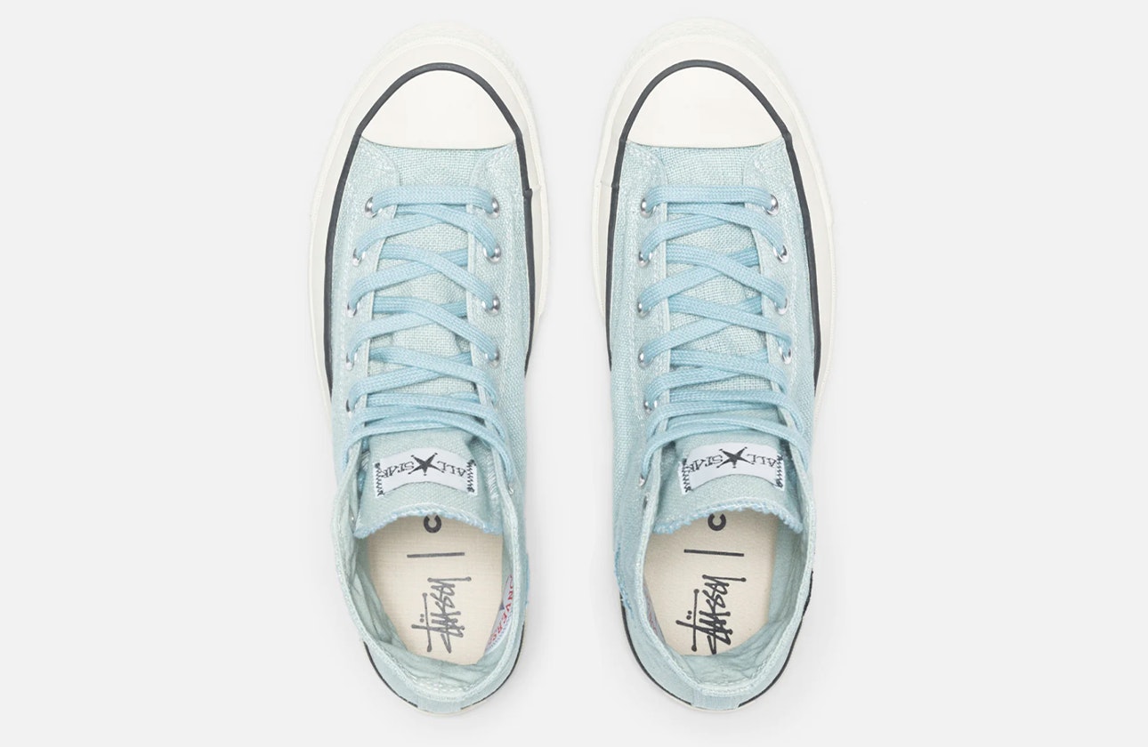 Stüssy x Converse Chuck 70 High "Our Legacy" (Light Blue)