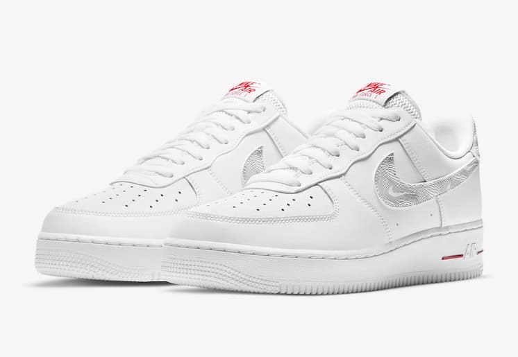 Nike Air Force 1 "Topography University Red"