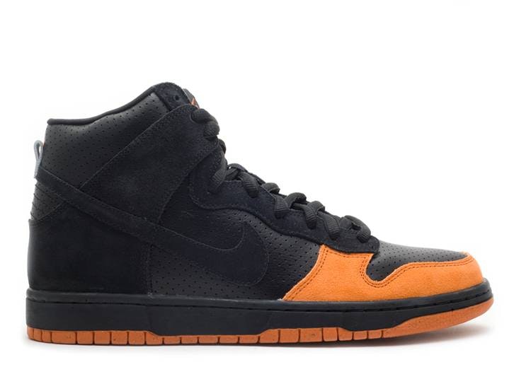 Nike SB Dunk High "Black Solar Orange"