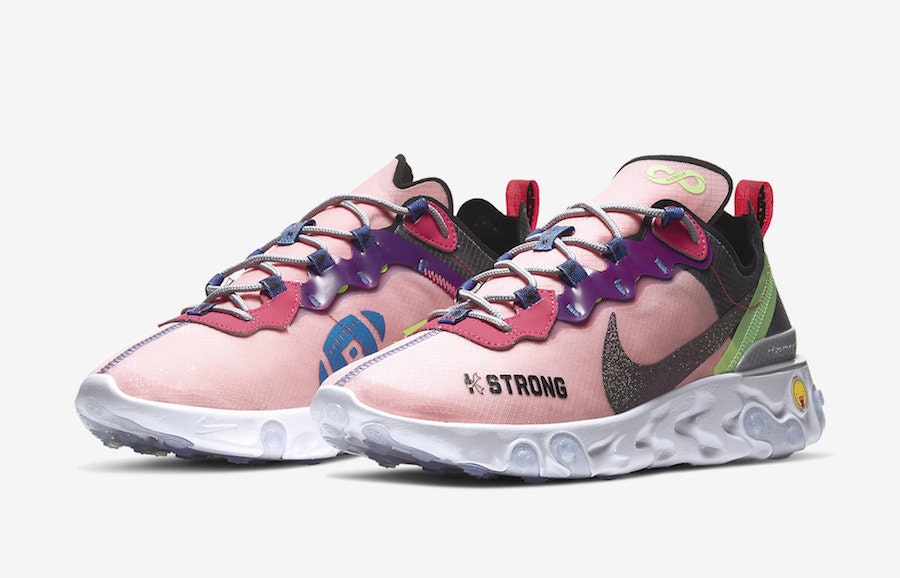 Doernbecher x Nike React Element 55 "Light Pink"