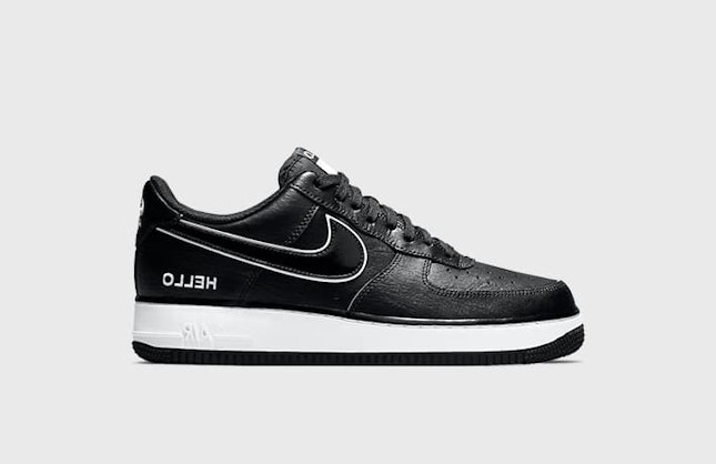 Nike Air Force 1 Low "Hello My Name Is" (Black)