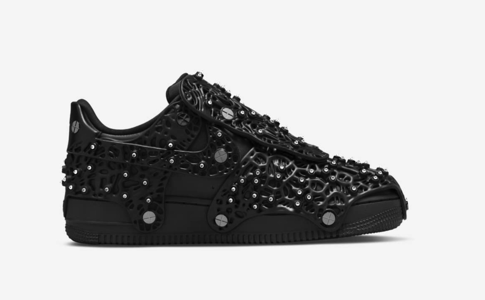 Swarovski x Nike Air Force 1 Low Triple Black kaufen CV7668 001 HEAT MVMNT