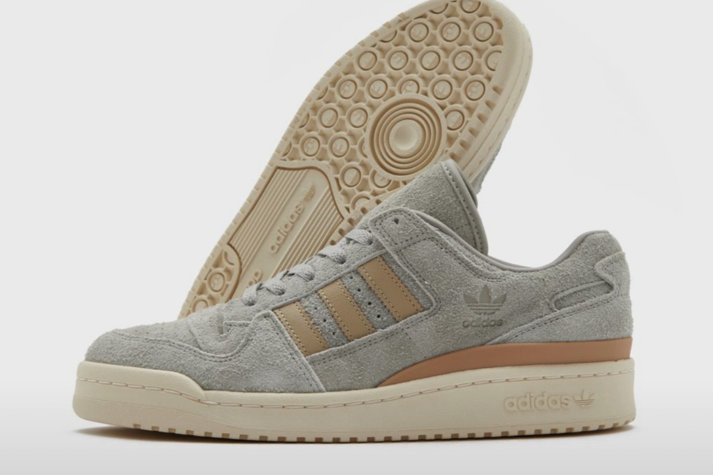 size? x adidas Forum 84 Low "Grey Suede"