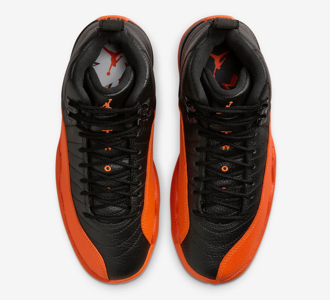 Jordan 12s orange hot sale