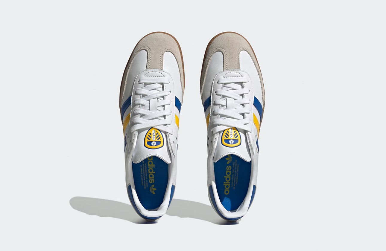 Leeds United x adidas Samba "Peacocks"