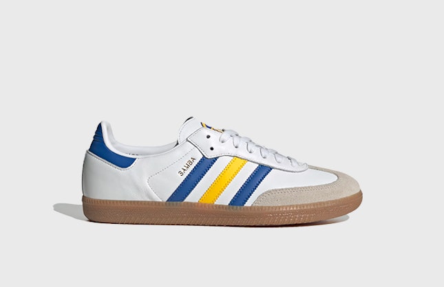 Leeds United x adidas Samba "Peacocks"