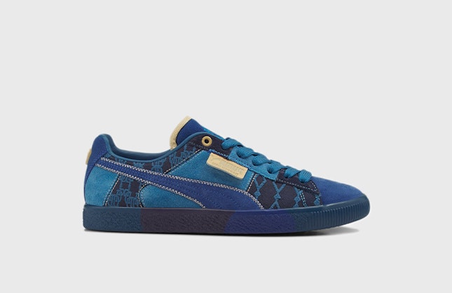  Dapper Dan x Puma Clyde "Blazing Blue"