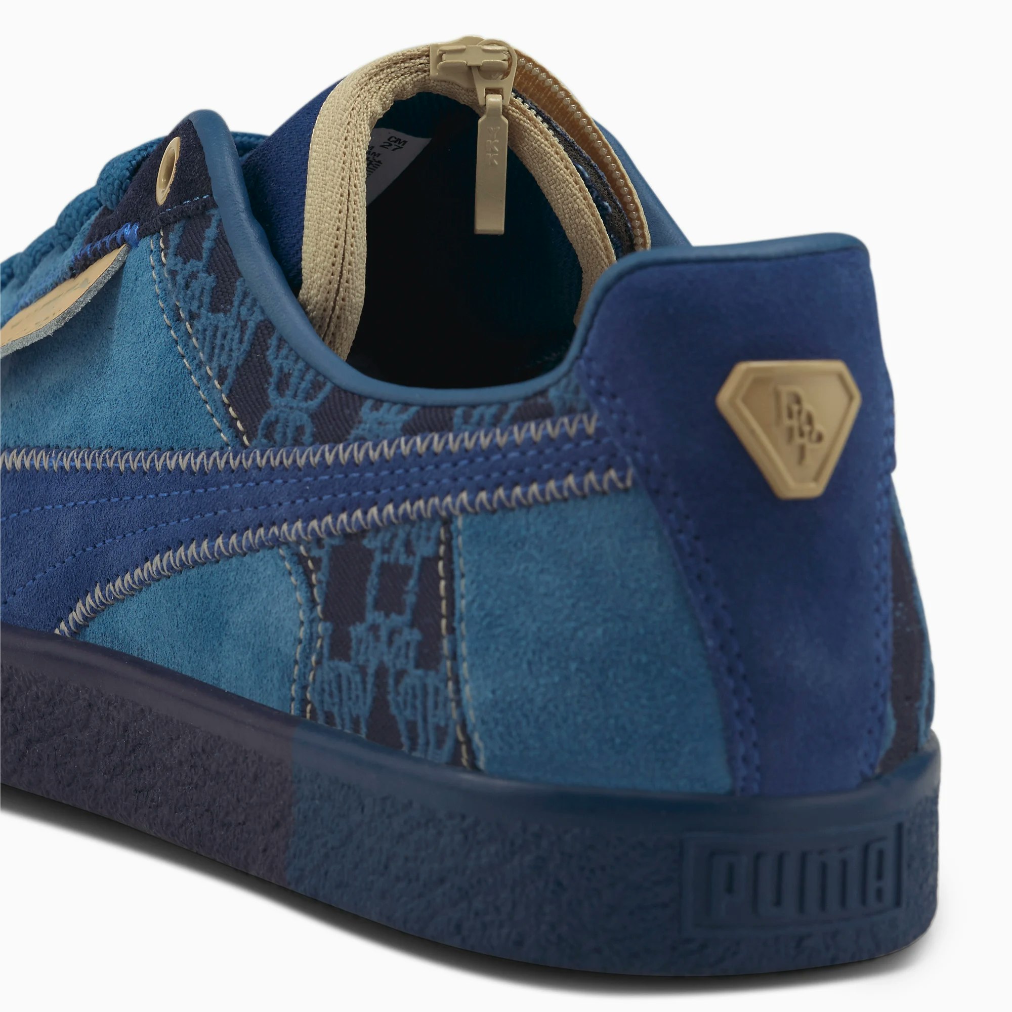  Dapper Dan x Puma Clyde "Blazing Blue"