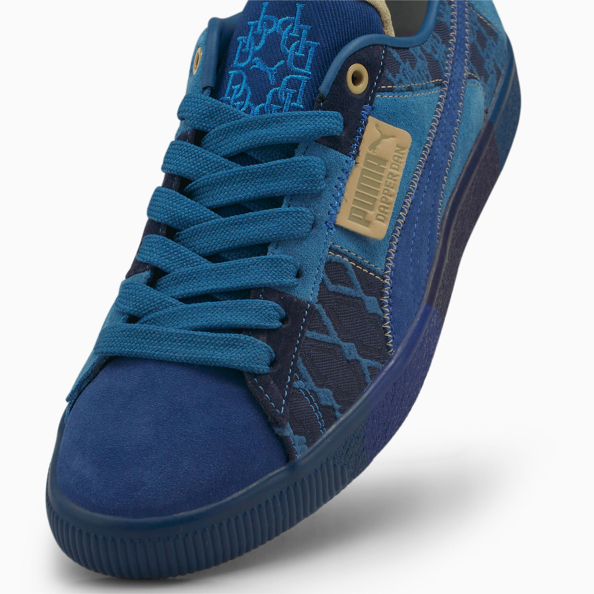  Dapper Dan x Puma Clyde "Blazing Blue"