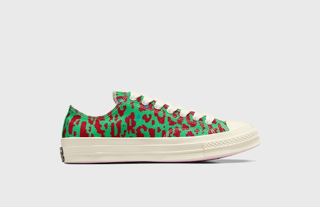 GOLF Le FLEUR x Converse Chuck 70 Low "Digital Leopard" (Green)