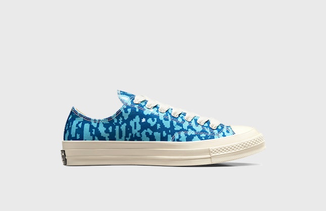 GOLF Le FLEUR x Converse Chuck 70 Low "Digital Leopard" (Blue)