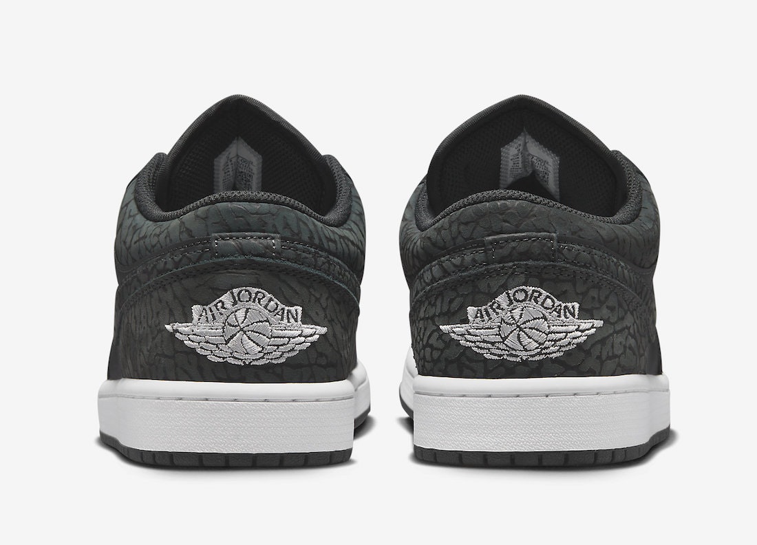 Air Jordan 1 Low "Black Elephant"