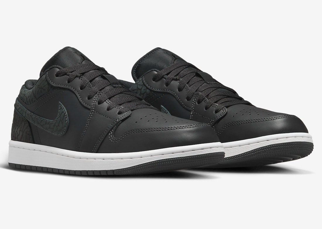 Air Jordan 1 Low "Black Elephant"